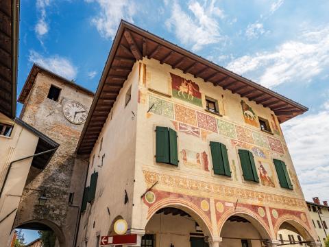 Palazzo dipinto, Spilimbergo. foto: Shutterstock
