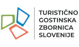 Tourism and hospitality chamber of Slovenija (Camera per il turismo e l'accoglienza della Slovenia) logo